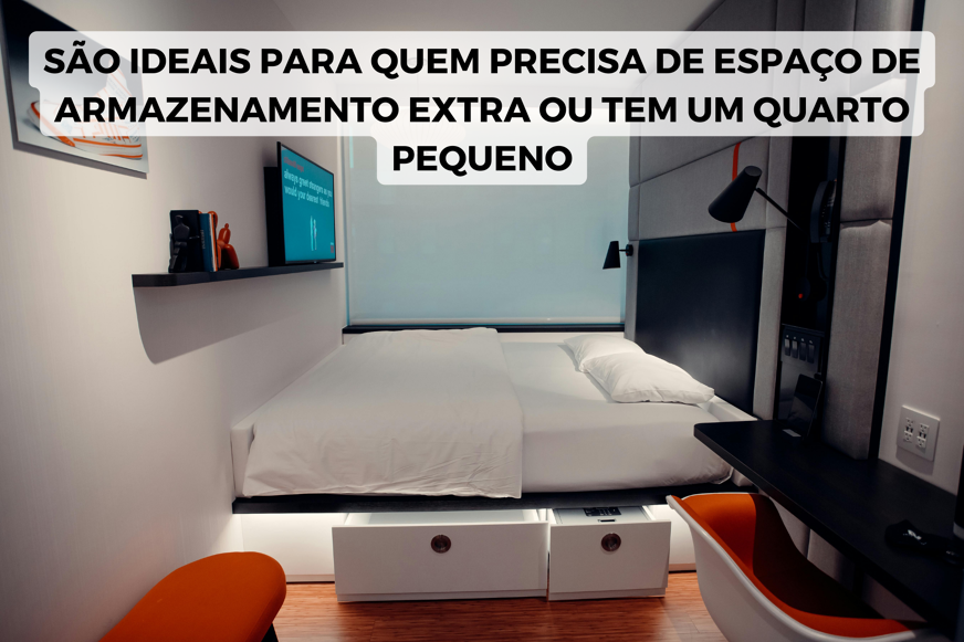cama baú armazenamento